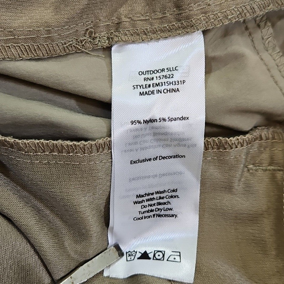 Eddie Bauer Men's Size 40 Zipper Cargo Shorts 10” Inseam Gorpcore EUC EM42SH331P - Picture 10 of 11